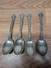 Lot Of 4 GORHAM CHANTILLY STERLING SILVER 925  SPOONS  5 3/4 " 81.9 Grams