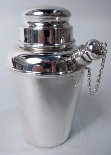 Reed & Barton Shaker X110 Modern Mini Martini Cocktail American Sterling Silver