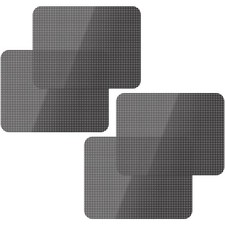 4-Pack Static Cling Car Window Sun Shade UV Blocker Reusable Washable Sunshade