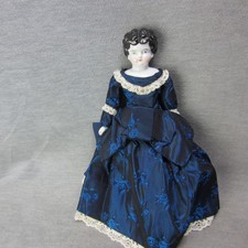 Vintage China Head Doll TLC Foot 14"