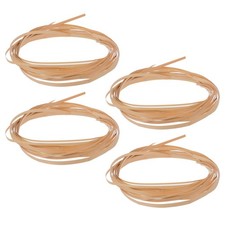 4PCS Bamboo Strips for Weaving - 118'' Flat Cane Webbing Basket Weaving Strips