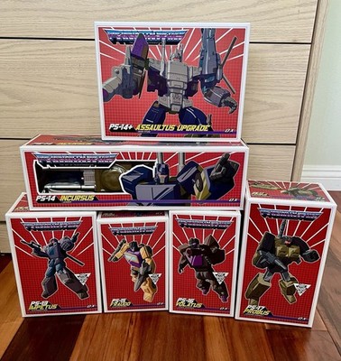 OCULAR MAX OX ASSAULTUS Bruticus SET of 5 + Upgrade Kit G1 Masterpiece Scale MIB
