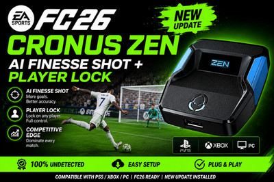 FC26 Cronus Zen Script | AI Finesse Shot + Player Lock | NEW Update PS5/Xbox/PC