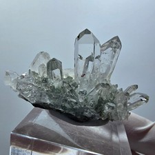 Starburst quartz with hematite, epidote, chlorite on matrix Streep Mine Namibia