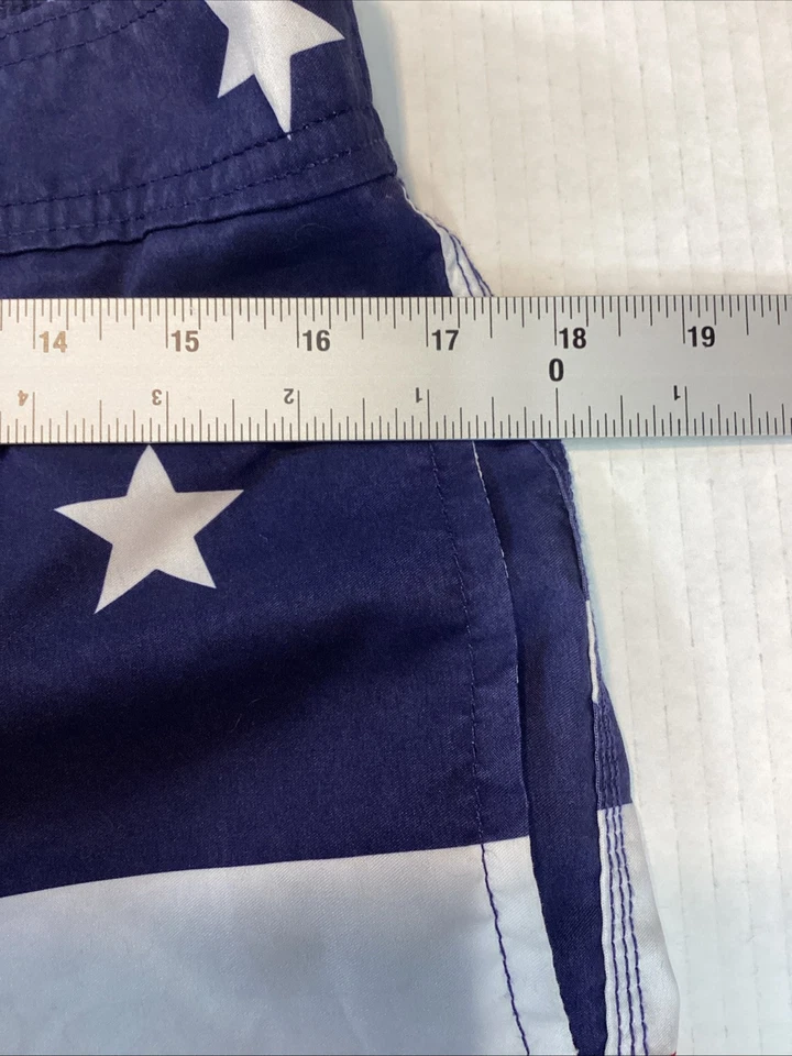 Bio World  Size M  100% Polyester Flag Swim Short - Image 3 of 4