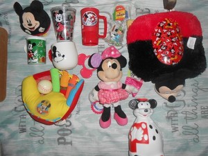1966 Disney Mattel Minnie Mickey Mouse Baseball Nabisco Cereal Sealed Figures NR