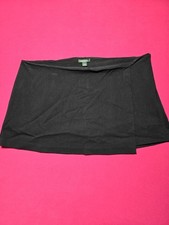 Wild Fable Women s Black Pleated Mini Skort Size L New