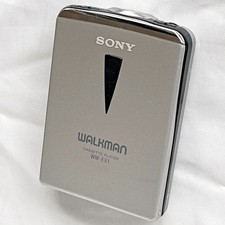 SONY WM-EX1 1994 Silver Walkman Vintage Cassette Player Made in Japan Tested