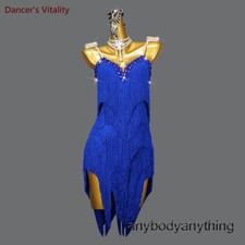 Women Latin Dance Professional Dress Child Latin Skirt Dance Competition Clothes