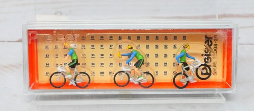 Preiser Mini-Figuras 25009, Ciclismo Racers Team F, Bicicleta, Escala HO | Condition: New
