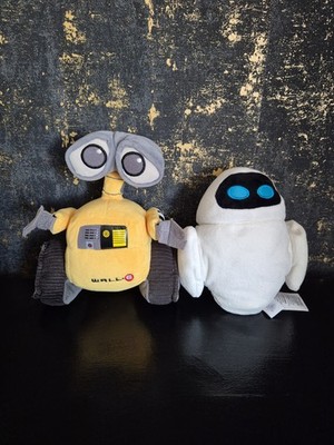 Disney Pixar Wall-E & Eve Soft Kuscheltier Plüschtier Stofftier Roboter Soft Konvolut