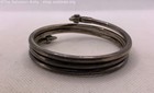 925 Sterling Silver Wrap Around Double Rams Head Bangle Bracelet - 35.6g — photo 5