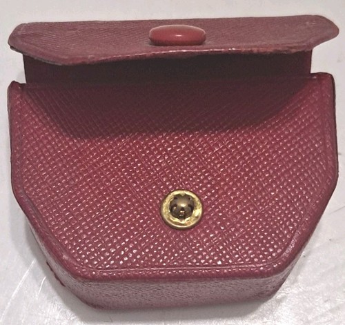 Vintage Cle Gle Transatlantique French Line Mini Etui Druckknopf Schmuck Halter selten