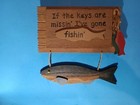 Vintage Fish Theme Wall Key Holder , Cabin Lake house Decor  — photo 3