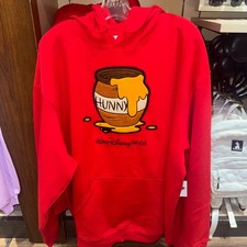 2026 Walt Disney World Winnie The Pooh Honey Jar Red Hoodie Adult Sizes NWT!