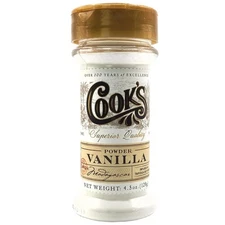 Cook’s, Vanilla Powder, World’s Finest Gourmet Fresh 4.5 Ounce (Pack of 1) 