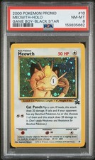 2000 POKEMON WIZARDS OF THE COAST BLACK STAR PROMOS #10 MEOWTH PSA 8 on eBay