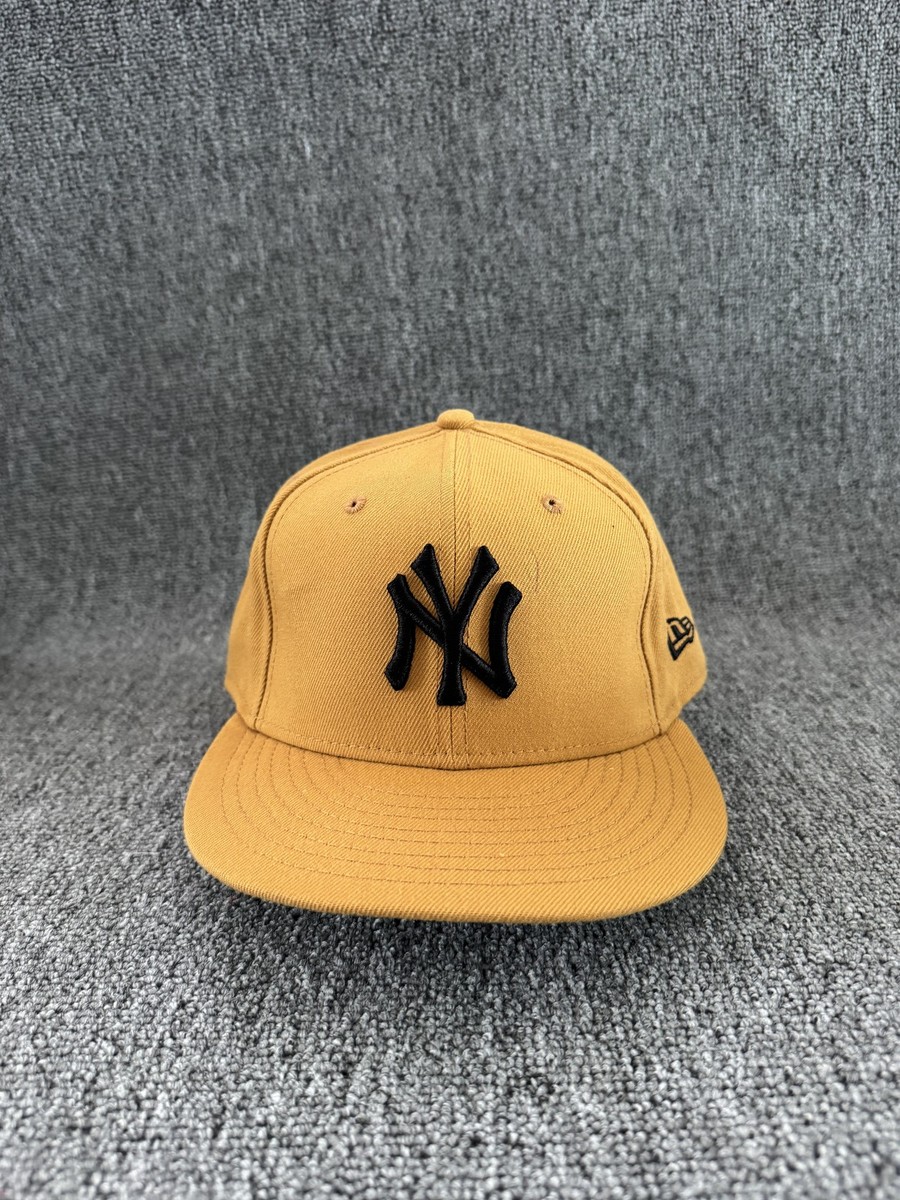 New Era New York Yankees Fitted Hat Tan Black MLB Cap