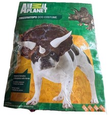 Triceradog Triceratops Dinosaur Pet Dog Costume Halloween Party Birthday VISIT 
