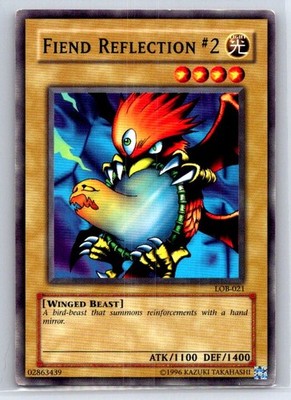 Fiend Reflection #2 LOB-021 The Legend of Blue Eyes White Dragon Yu-Gi-Oh LP