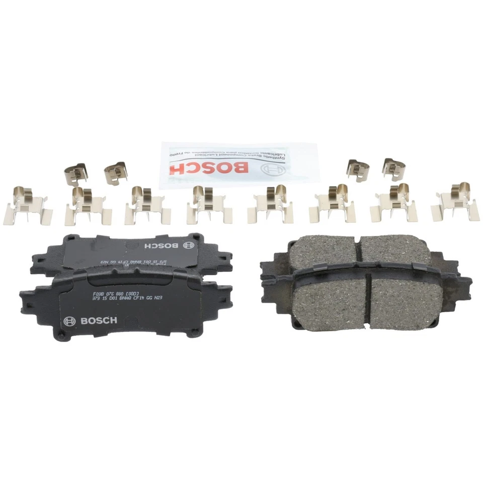 Juego de pastillas de freno traseras de 2 ruedas Bosch BC1391 para Toyota Sienna Lexus GS300 IS300 Foto 4 de 4