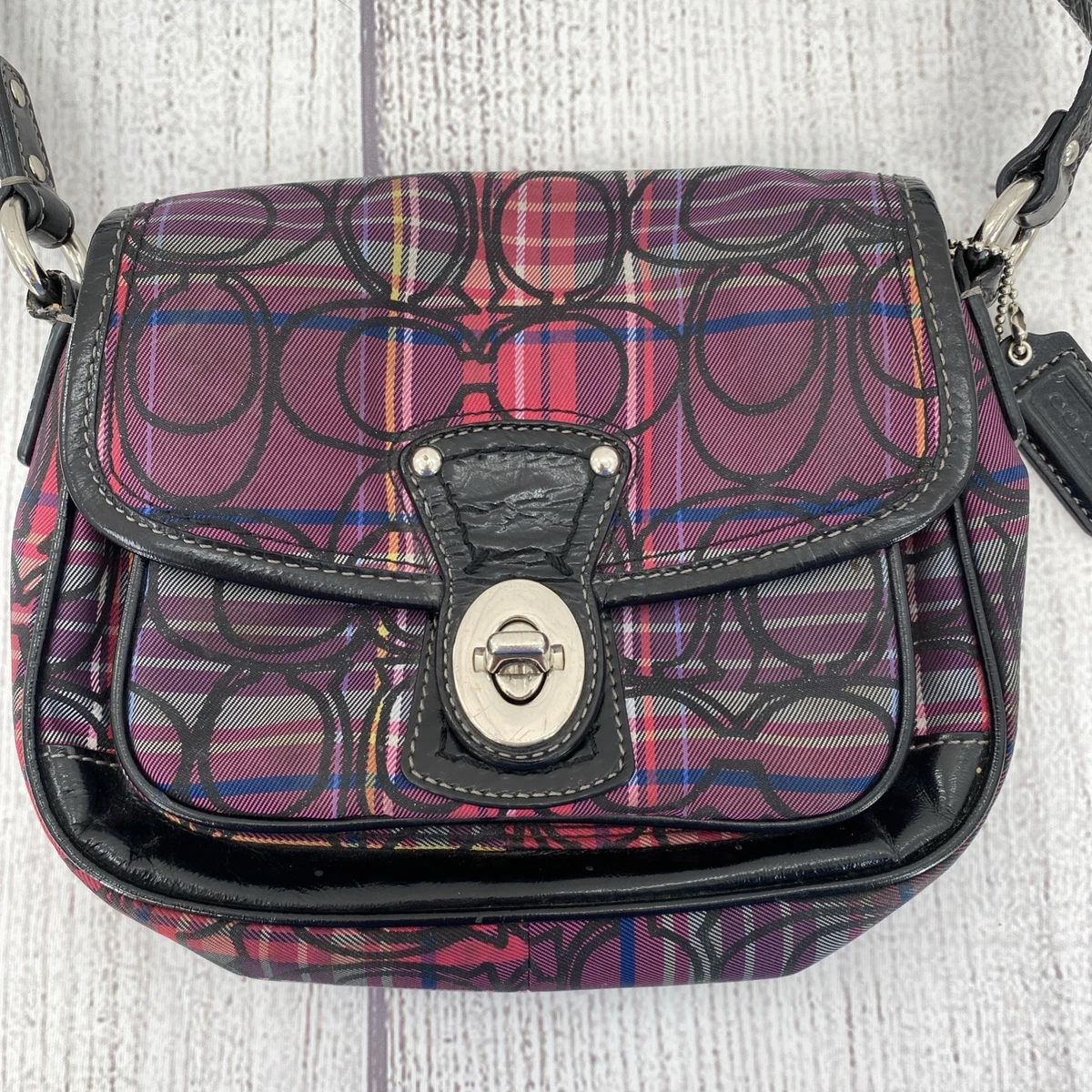 Coach Turn Lock Plaid Bags & Handbags for Women for sale | eBay