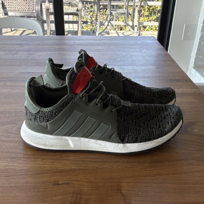 adidas XPLR BY9263 St Major/St Major/Red St Major Men's Green Athletic Sneakers