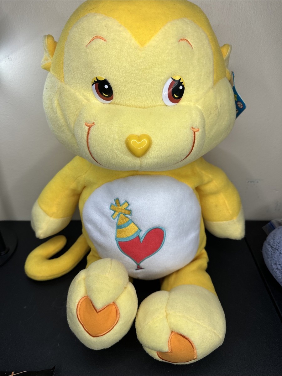 Playful Heart Monkey Care Bear Cousins Jumbo Plush 26 Inch Pre