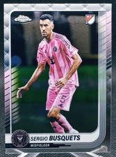 Sergio Busquets 2025 Topps Chrome MLS #88 Inter Miami CF
