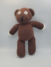 Mr Bean Teddy Bear Tiger Television 1998 Knitted Toy Vintage Brown