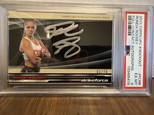 Here's a $10,000 Ronda Rousey Autograph from 2012 Topps Finest You May Never See Again 18
