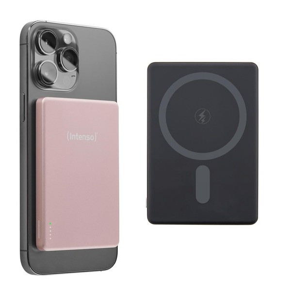 Intenso Intenso Magnetic Wireless Powerbank MW5000, 5000 Mah, Rosé #1907470-image