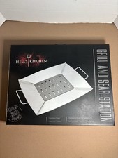 Hells Kitchen Stainless Steel Cast Iron Cente...