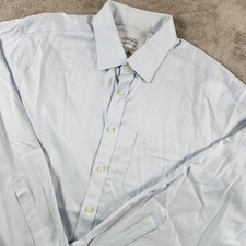 Charles Tyrwhitt Dress Shirt Mens Size 17/35 Classic Fit No Iron