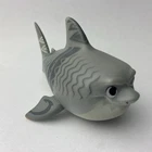 Funko Mystery Mini Moana Maui As Shark Vinyl Toy 2016 3.5" Long Grey Shark
