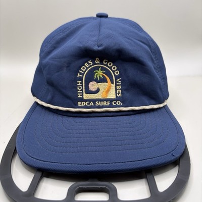 Everyday California EDCA Surf Co High Tides & Good Vibes Rope Hat Blue SnapBack