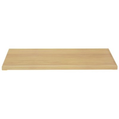 HUBERT  Butcher Block Melamine Replacement Top for Rectangular Riser - 20 1/2''L