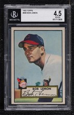 1952 Topps Semi-High # Bob Lemon #268 BGS 4.5 HOF 0q3