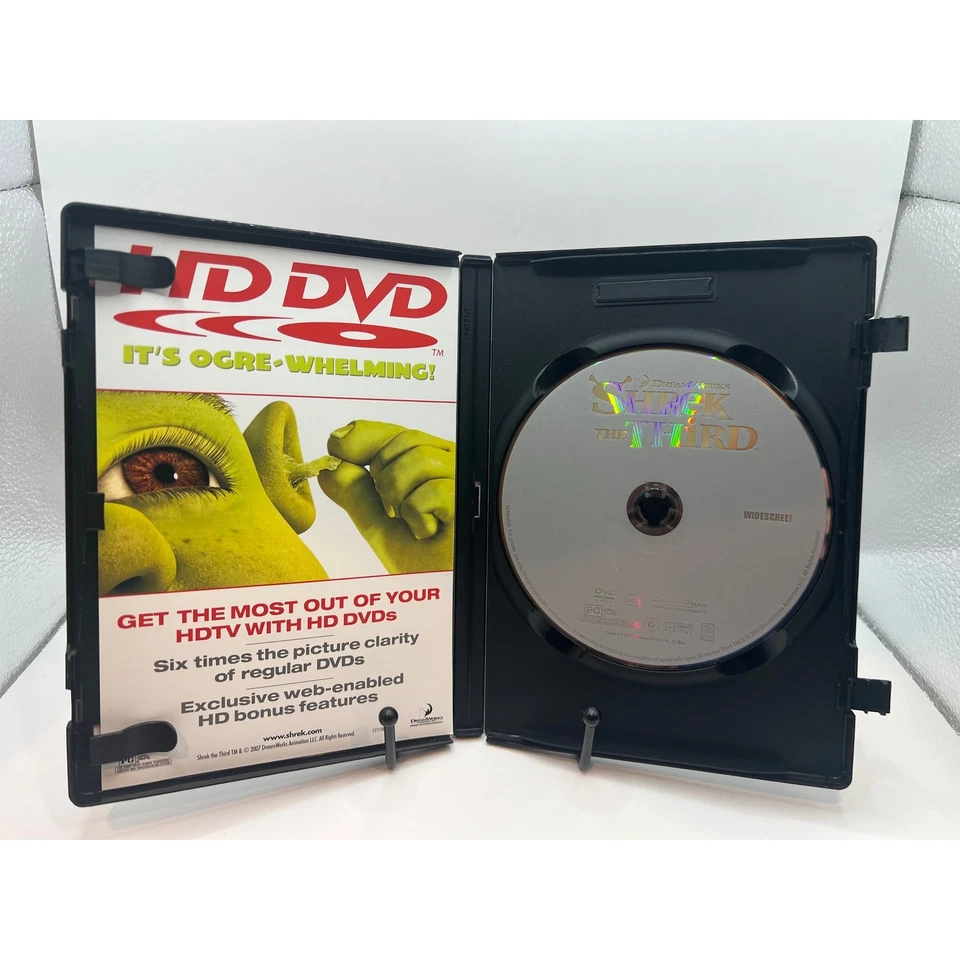 DreamWorks Shrek the Third Widescreen DVD Movie 2007 Animated Comedy - Image 2 of 3