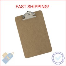 Officemate Recycled Wood Clipboard, 3 Inch Clip, 1 Pack Clipboard, Memo Size 6