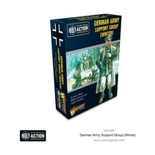 Warlord Bolt Action German 28mm German Army Support Group Winter SW New 