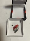 Lab-Created White Sapphire Ring 925 Sterling Silver Size 7 with earrings — photo 6