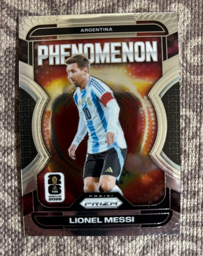 Panini Prizm Lionel Messi 2026 FIFA World Cup Phenomenon #19, Argentina