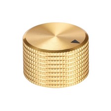 Potentiometer Knob Gold Tone Aluminum Rotary Knob 25x15mm Volume Control Knob