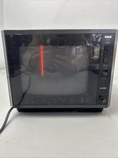 RCA XL-100 EMR295E Black CRT Television 9" Vintage Analog Retro Gaming TV *Works