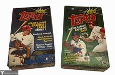 2000 Topps MLB Baseball Trading Card Series 1 & 2 Box Pair Factory Sealed