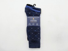 3 Pair Stafford Microfiber Dress Socks Size 10-13