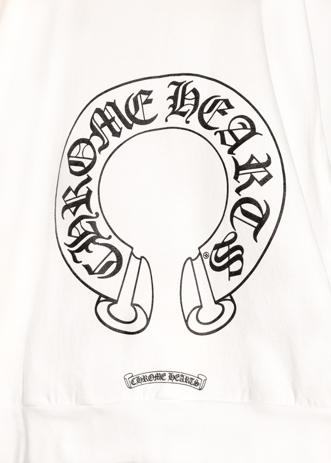 Chrome Hearts White Floral Horseshoe Logo Print Sweatshirt - 2XL thumbnail 6