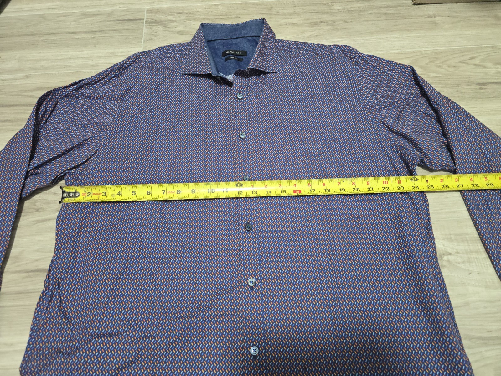 Bugatchi Button Shirt Classic Fit Pattern XL Cott… - image 6