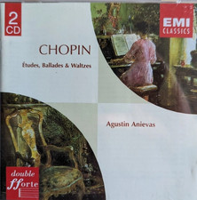 Agustin Anievas Chopin Études, Ballades & Waltzes 2 CDs MINT